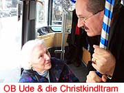 OB ChristianUde in der Christkindltram(Foto: Martin Schmitz)