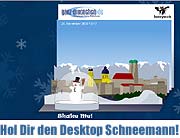 Den ganz-muenchen.de Desktop-Schneemann sollten Sie unbedingt haben