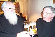 Pater Johannes und Pater Rainer, Augustiner Mönche aus de Kloster Maria Eich (Foto: Martin Schmitz)