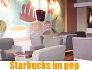 Starbucks Coffee House eröffnet im pep. American Lifestyle ab 21.10. in den Perlacher Einkaufs Passagen (Foto: Marikk-Laila Maisel)