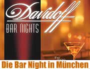 Genießen Sie einen unvergesslichen Abend in ausgewählten Bars der Stadt. Die Davidoff Bar Nights kommen am Donnerstag (4.3.) nach München (Foto: Davidoff)