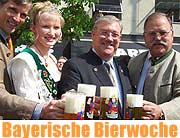 Samstag begann die Bayerische Bierwoche. Einer der Höhepunkte aus Münchner Sicht: Freibier am Bierbrunnen am Montag (Foto. Martin Schmitz)