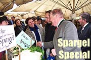 Spargel bei Traudl's Obst, Gemüse, Südfrüchte auf dem Viktualienmarkt Bild: ©mlm