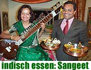 indisch essen in München: Sangeet - Indisches Restaurant am Odeonsplatz eröffnete mit viel Pominenten Gäste und indischem Tempeltanz (Foto: Martin Schmitz)