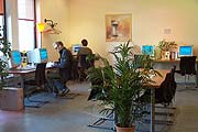 CyberIce Cafe - schöne Arbeitsräume (Foto: Marikka-Laila Maisel)