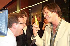 "Praktikant" Elton & Jim Carrey (Foto: Martin Schmitz)