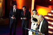 Iris und Oliver Berben erhielten den TV Movie Preis für die TV Serie "Die Patriarchin" (Foto: Martin Schmitz)