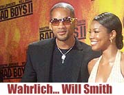 "Wahrlich" vom 2.10.2003: Will Smith in München zur Premiere von Bad Boys 2 (Foto: Marikka-Laila Maisel)