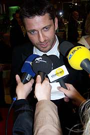 Der Schotte rollt noch richtig das r: Phantom Darsteller Gerard Butler (Foto: Martin Schmitz)