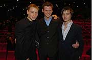 Hauptdarsteller Max Riemelt, Regisseur Dennis Gansel und Schauspieler Tom Schilling (v.l.n.r.)