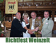 Richtfest Kufflerrs Weinzelt am 1.9.2005 (Foto. Martin schmitz)