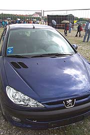 Der Hauptpreis 2003: ein Peugeot 206 (Foto: Martin Schmitz)