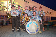 Die Blechblos'n im Zelt am 19.03.2004 (Foto: Martin Schmitz)