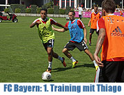 FC Bayern München - Trainings Premiere für Thiago Alcantara am 17.07.2013 in der Säbener Straße (©Foto: Martin Schmitz)