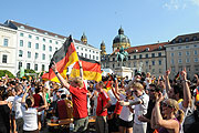 Jubeln @ Siemens Soccer City auf dem Wittelsbacher Platz  (Foto: Ingrid Grossmann)