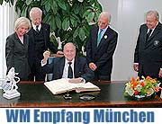 06.06.2006 Empfang der Staatsregierung zum WM-Auftakt in Bayern mit Top- Repräsentanten des Weltfußballs (Foto: MartiN Schmitz)