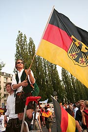 München feiert Fussball (Foto: Martin Schmitz)