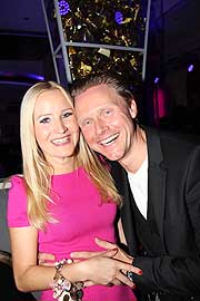 Designerin Ophelia Blaimer mit Freund Marc Lindenau (©Foto: Martin Schmitz)