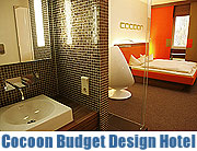 Privates Budget-Design-Hotel „Cocoon“ eröffnet ganz soft in der Lindwurmstraße. 46 Zimmer in klarem Design und zu kleinem Preis (Foto: Cocoon)