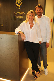 Sabrina Gambino-Kreindl und Alessandro Gambino eröffneten am 01.06.2017 ihr gambino hotel CINCINNATI  (©Foto: Martin Schmitz)