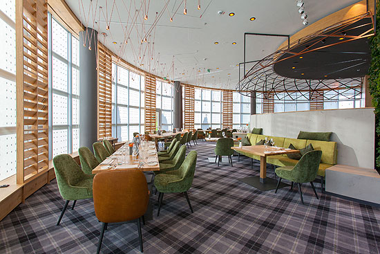 Mountain Hub Gourmet Restaurant im Hilton Munich Airport (©Foto:Bernd Ducke)