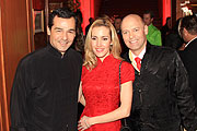 Erol Sander, Jessica Kastrup und Lars Wagner, Generaldirektor des Mandarin Oriental, Munich (©Foto: Martin Schmitz)