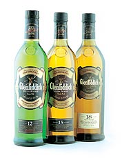 12, 15 und 18 Jahre alter Glenfiddich Whisky (Foto: Glenfiddich)