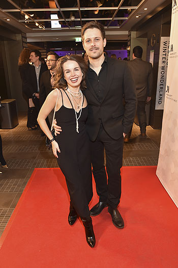 Philipp Birnstiel und Frau Darya Birnstiel   @ "Grand Opening Party" im Munich Marriott Hotel City West in München am 08.02.2024 @Foto: BrauerPhotos / Goran Nitschke für Marriott Hotels