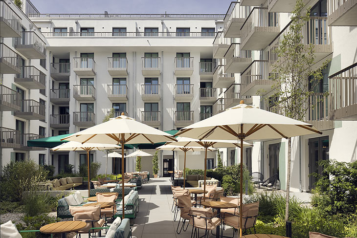 Innenhof "Schwan-Locke" Hotel (©Foto:Schwan Locke)