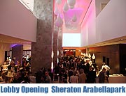 Lobby des Sheraton München Arabellapark Hotel nach Facelift wiedereröffnet am  19.05.2011 (Foto: Martin Schmitz)