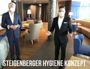 Steigenberger Hotel München: Vorstellung der umfassenden Hygiene-Maßnahmen und erweiterten Richtlinien zur Wiedereröffnung am 30.05.2020  (©Foto: Martin Schmitz)