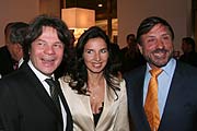 Michael und Clarissa Käfer mit Sir Rocco Forte (Foto: MartiN Schmitz)