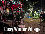 Das "Cosy Winter Village" auf der Terrasse des The Charles Hotels in München Ein Winterwunderland am Alten Botanischen Garten (©Foto:  Martn Schmitz)