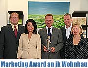 Der Immobilien-Marketing-Award 2007 in der Kategorie Wohnimmobilien ging an die Münchner J.K. Wohnbau (Foto: Martin Schmitz)