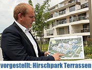 erste Besichtigung des neuen Projekts "Hirschpark Terrassen" (©Foto:MartiN Schmitz)