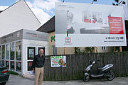 Verkaufspavillon an der Ecke Badstr. / Emil Geis Straße (Foto: Martin Schmitz)