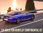 Zweimal Gold für Bentley Continental GT bei den prestigeträchtigen German Design Awards (©Foto: Bentley)