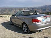 Das neue 1er BMW Cabrio - ab April 2008 beim Händler (Foto: Elke Löw)