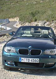Das neue 1er BMW Cabrio - ab April 2008 beim Händler (Foto: Elke Löw)