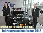 Jahrespressekonferenz 2012 der BMW Niederlassung München bestätigt Rekordjahr 2012. 14.641 neue Automobile wurden ausgeliefert... (©Foto: Martin Schmitz)
