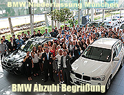 BMW Niederlassung München: Begrüßung neuer Auszubildender am 01.09.2015 durch Niederlassungsleiter Peter Mey  (©Foto: Martin Schmitz)