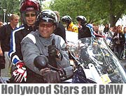 Laurence Fishbourne, Dennis Hopper und der Guggenheim Motorcycle Club in München (Foto: Marikka-Laila Maisel)