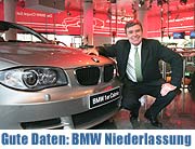 BMW Niederlassung München weiter auf Rekordkurs. 2007 gegen den Trend Bestmarken beim Absatz neuer Automobile und Motorräder (Foto: Martin Schmitz)