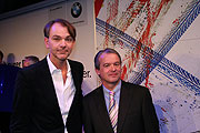 Designer Michael Michalsky, BMW München Chef Michael Rahe (Foto: Martin Schmitz)
