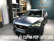 CUPRA Pop-Up Store im Werksviertel-Mitte präsentiert bis Ende 2020 den den neuen Crossover-SUV CUPRA Formentor (©Foto: Martin Schmitz)