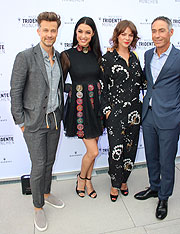 Wayne Carpendale, Rebecca Mir, Jessica Schwarz, Achim Sauerer (Managing Director Maserati) (©Foto: Martin Schmitz)