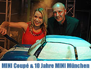 Premiere des neuen MINI Coupé beim MINI München. MINI München feierte 10. Geburtstag am 29.09.. Fotos & Video (©Foto:Nathalie Tandler)