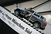 40% Steigung: ohne Handbremse hält der Cayenne auf der Rampe (Foto: Martin Schmitz)