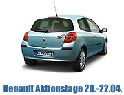 Tage der offenen Tür bei Renault Partnern in München - Acht Sondermodelle zum Jubiläum. Attraktive Preisvorteile gegenüber Serienmodellen. Aktionswochenende vom 20.-22.04.2007  (Foto: Renault)