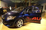 Den neuen TOYOTA AURIS können sie in diversen Farben ab 3.3.2007 bei DIT München besichtigen und Probe fahren (Foto: Nathalie Tandler)